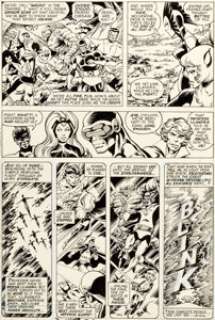 John Byrne and Terry Austin X-Men #108 Story Page 2 Original Art (Marvel, 1977).... | Heritage
