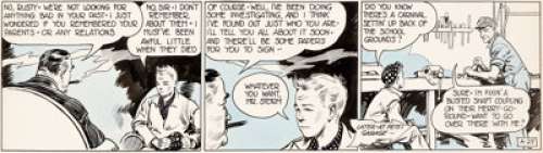 Frank Godwin Rusty Ryan Daily Comic Strip #A-25 Original Art (King Features Syndicate, c. 1947).... | Heritage