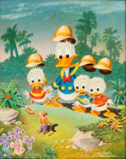 Carl Barks In Voodoo Land Painting CB-OIL 60 Original Art (1973).... | Heritage