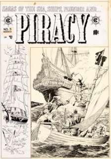 Reed Crandall Piracy #3 Cover Original Art (EC, 1955).... | Heritage