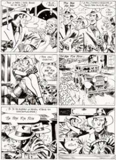 Jordi Bernet Luca Torelli es Torpedo #T14 Story Page 2 Original Art (Glénat, c. 1994)....
