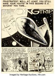 Al Williamson Weird Fantasy #15 Complete 3-Page Story "The Long Trip" Original Art (EC, 1952). - | Heritage