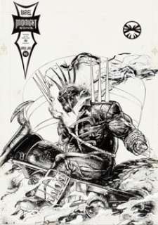 Fred Harper Marvel Comics Presents #145 Unused Cover Vengeance Original Art (Marvel, 1994)....