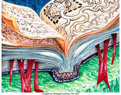 Original Art - Magic: The Gathering: Limited Edition (Alpha) "Jayemdae Tome" Card Painting by - | Heritage