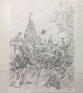 Dany | Dany - Crayonné original - Projet de couverture - Olivier Rameau - (2019) | Catawiki