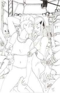 Brandon Graham - Wicked + The Divine #8 Variant Cover Original Art Cover (Image, 2015).