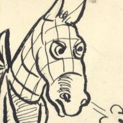 Fritz- Original Gag Panel Art | Russ Cochran