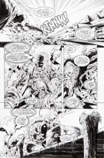 Tony Daniel and Kevin Conrad - Spawn Blood Feud #2 Story Page 17 Original Art (Image, 1995).