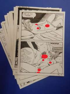 Gino Dauro | Attualita’ Proibita n. 17 - Gino Dauro - 16x Tavole Originale Storia Completa Vintage "Albergo ad ore" - Exemplaire unique - (1984) | Catawiki