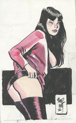 Jordi Bernet | Illustration de pin up | Galerie 9ème Art