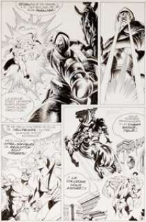 Jean-Yves Mitton - Titans #39 Planche 42 (Lug, 1982). Jean-Yves Mitton Titans #39 Story Page 42 Original Art (Lug, 1982).