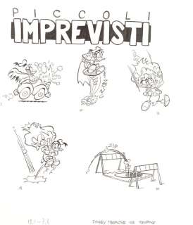 Giuseppe Dalla Santa | Dalla Santa - Illustrazioni Originali "Paperinik: Piccoli Imprevisti" | Catawiki