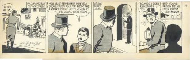 Wilson McCoy | The Phantom, sunday page du 10 octobre 1957 | Galerie 9ème Art