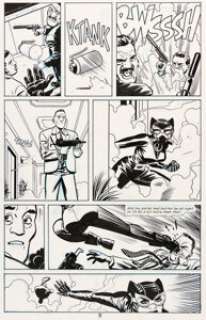 Stewart, Cameron - Cameron Stewart Catwoman Vol 3 #16 Story Page 5 Original Art (DC, 2003). ...