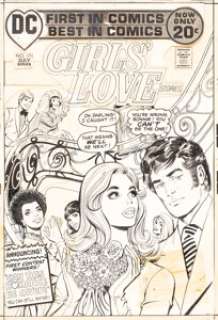 Art Saaf (attributed) and Vince Colletta - Girls‘ Love #171 Cover Original Art (DC, 1972)....