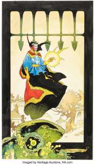 Mike Mignola - Doctor Strange Illustration Original Art (1986).... | Heritage
