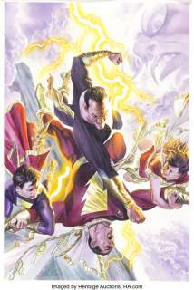 Ross, Alex - Alex Ross Justice #9 Cover Black Adam Original Art (DC, 2007)....