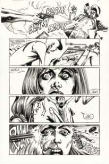 Lloyd, David - David Lloyd Wasteland #10 Story Page 3 Original Art (DC, 1988). ...