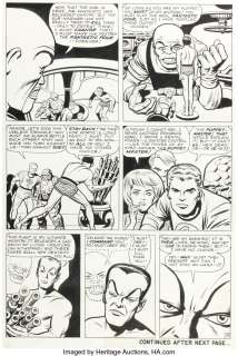 Kirby, Jack | Jack Kirby and Dick Ayers Fantastic Four #14 Story Page 22 Original Art (Marvel, 1963).... | Heritage