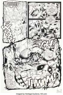 Churchill, Ian - Ian Churchill and W. C. Carani Deadpool #4 Story Page 11 Original Art (Marvel, 1994)....