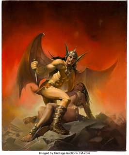 Kelly, Ken - Ken Kelly Eerie #80 Cover Painting Original Art (Warren, 1977)....