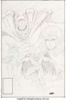 Liefeld, Rob - Rob Liefeld Hawk and Dove #1 Unused Cover Original Art (DC, 1988)....