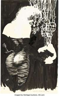 Miller, Frank - Frank Miller Sin City Trade Paperback 4th Printing Cover Original Art (Dark Horse, c. 1994)....