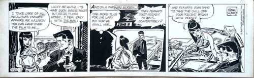 Frank Robbins | Frank Robbins - Johnny Hazard original strip - EO - (1966) | Catawiki