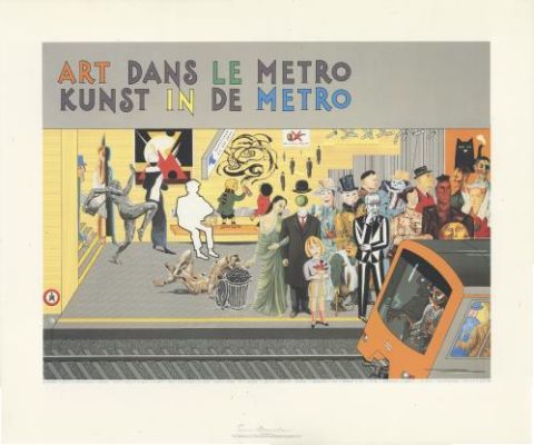 Ever Meulen | Art in the Metro, tirage | Galerie 9ème Art