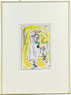 Shinji Nagashima Hand-Drawn Color Illustration "Clown ’90" | Mandarake (Big Web)