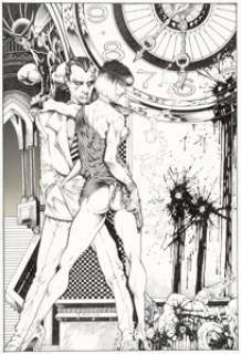 Vigil, Tim - Tim Vigil Faust #1 Pin-Up Original Art (Northstar, 1989)....