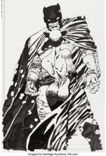 Miller, Frank - Frank Miller Batman, The Dark Knight and Catwoman Specialty Illustration Original Art (c. 2015-16)....