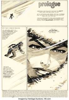 Miller, Frank | Frank Miller and Klaus Janson Daredevil #190 Story Page 1 Original Art (Marvel, 1983).... | Heritage