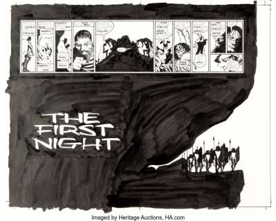 Miller, Frank - Frank Miller 300 #4 Double Page Spread 18-19 Original Art (Dark Horse, 1998)....