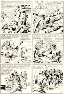 Kirby, Jack - Jack Kirby and Paul Reinman The Avengers #5 Story Page 16 Original Art (Marvel, 1964)....