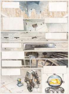 Twenty-First Century Comic Artist | Juan Giménez Metabarons #1 Painted Story Page 2 Original Art (Les Humanoïdes Associés, 1992).... | Heritage