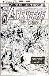 Heck, Don | Don Heck The Avengers #112 Cover Original Art (Marvel, 1973).... | Heritage