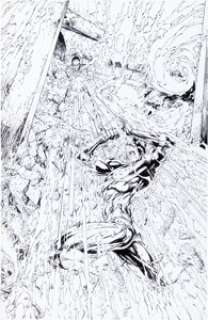 Booth, Brett - Brett Booth and Jonathan Glapion The Flash #772 Variant Cover Original Art (DC, 2021)....