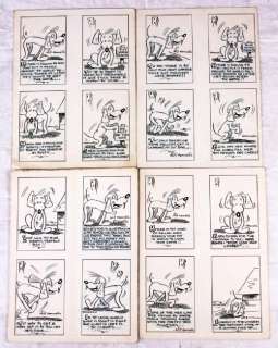 Original Sloopy Comic Pages by Milt Hammer (4) | Goldfinch Auctions