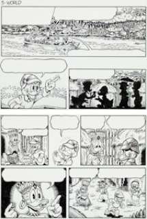Rosa, Don | Don Rosa Anders And & Co. [Donald Duck & Company] #1994-15 Story Page 5 Uncle Scrooge Original Art (Egmont, 1994).... (Total: 2 Items) | Heritage