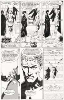 Kelley Jones and Malcom Jones III - Sandman #23 Story Page 18 Original Art (DC, 1991). ...