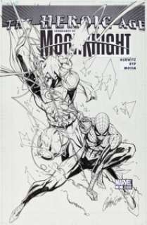 Original Art: Iron Fist #1 Midtown – J. Scott Campbell Store