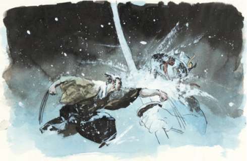 George Pratt - Wolverine: Netsuke #3 Partial Story Page 4 Original Art (Marvel, 2002).