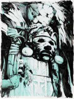 Christophe Bec - Sanctuaire Cover Original Art (Les Humanoïdes Associés, 2019).