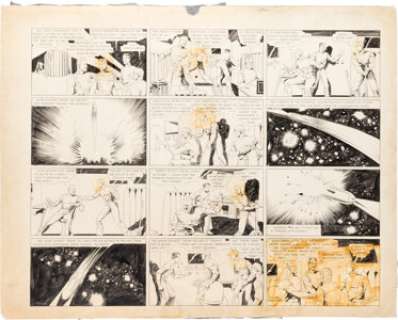 Alex Raymond Pre-Flash Gordon Sunday Comic Strip Original Art Group of 2 (King Features Syndicate, c. 1933-1934). | Heritage
