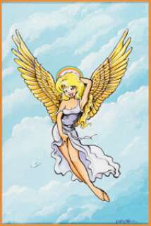 Larry Welz | Cherry Deluxe #1 The Angel of Sex Cover Original Art (Cherry Comics, 1998). | Heritage