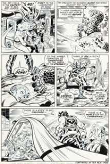 John Buscema And Joe Sinnott | Fantastic Four #116 Story Page 20 Original Art (Marvel, 1971). | Heritage