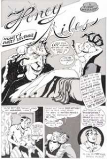 Evert Geradts Weird Trips #1 Complete 7-Page Story Original Art (Kitchen Sink Press, 1974).