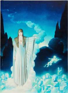 John Bolton Black Dragon #5 Cover Painting Original Art (Marvel/Epic, 1985).