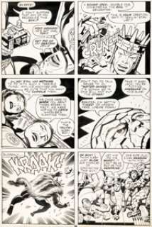 Jack Kirby, Mike Royer, and others What If? #11 Fantastic Four Story Page 24 Original Art (Marvel, 1978). | Heritage